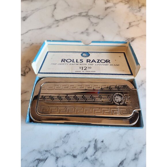 Vintage Rolls Razor Imperial No.2 Safety Razor Made In England With Case - Picture 4 of 6